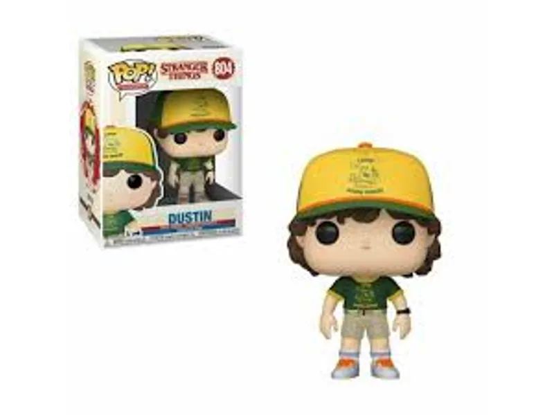 Funko pop stranger things dustin en el campamento