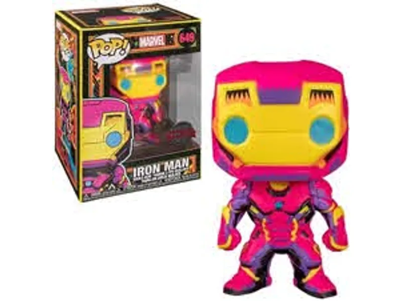 Funko pop marvel black light ironman multicolor 48846