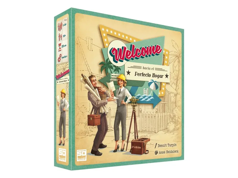 Juego de mesa welcome hacia el perfecto hogar