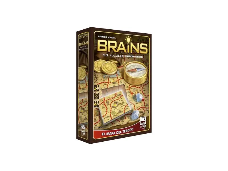 Juego de mesa brains mapa del tesoro pegi 8