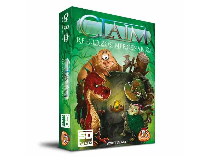 Juego de mesa claim refuerzos: mercenarios pegi 10