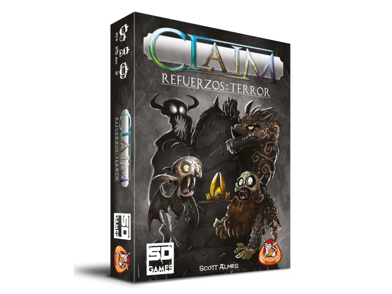 Juego de mesa claim refuerzos: terror pegi 10
