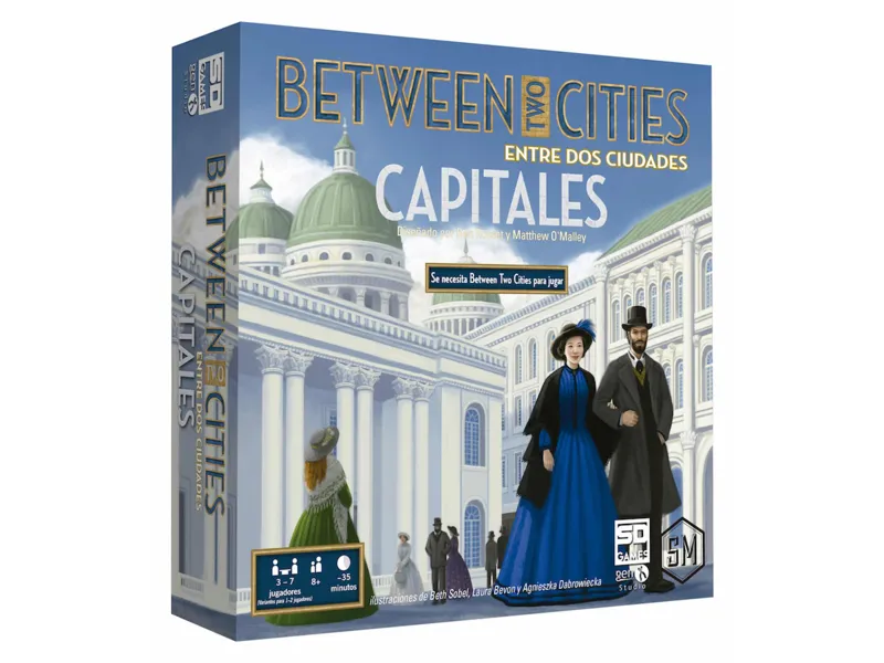 Juego de mesa between two cities entre dos ciudades capitales pegi 8