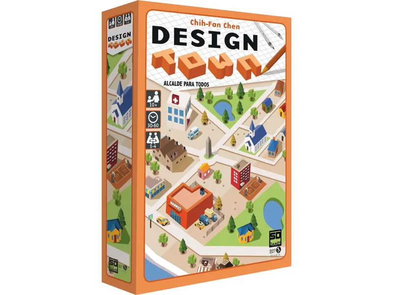 Juego de mesa design town pegi 10