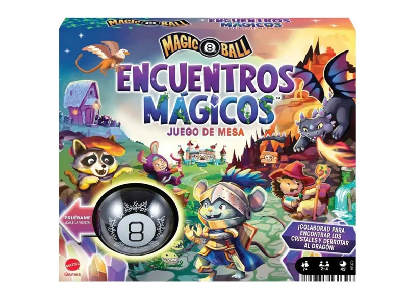Juego de mesa mattel bola 8 encuentros mágicos