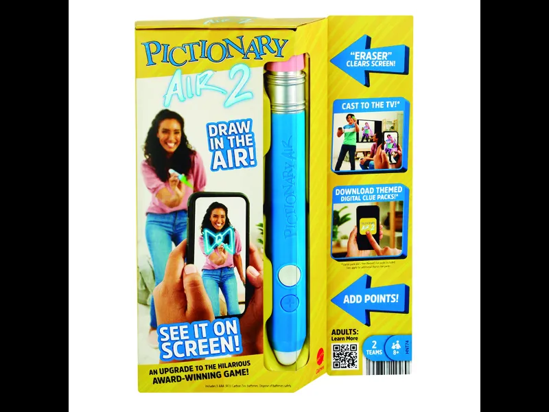 Juego de mesa mattel pictionary air 2.0