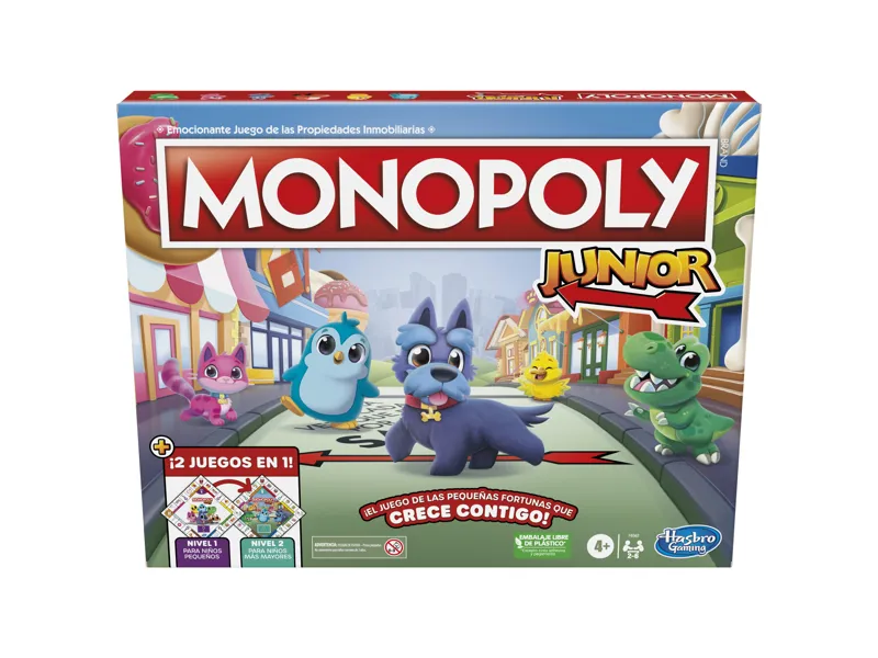 Juego de mesa hasbro monopoly junior español