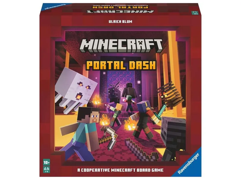 Juego de mesa ravensburger minecraft portal dash (ex magma & monsters)