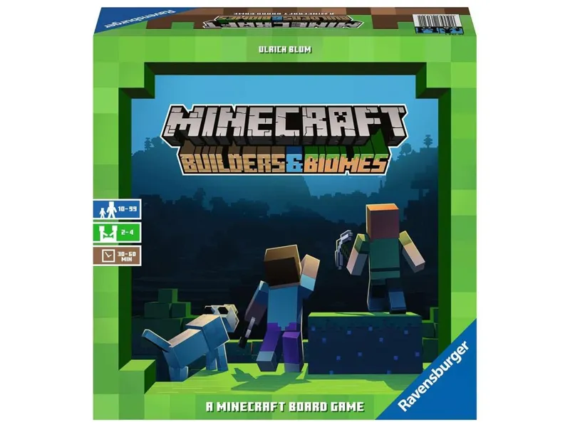 Juego de mesa ravensburger minecraft builders & biomes