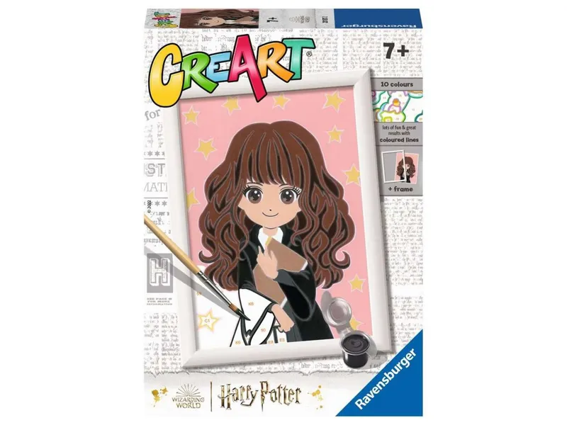 Kit para pintar con números ravensburger creart serie e harry potter: hermione