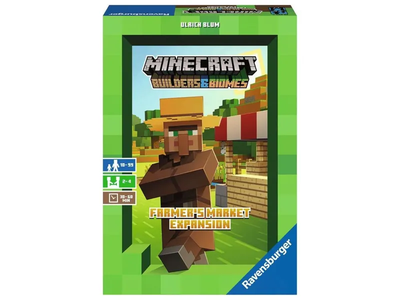 Juego de mesa ravensburger minecraft farmer's market esp.