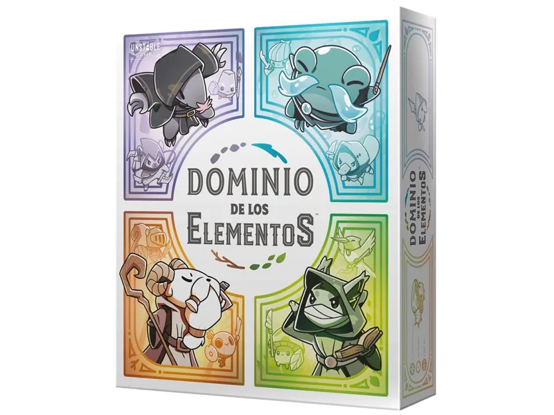 Juego de mesa dominio de los elementos