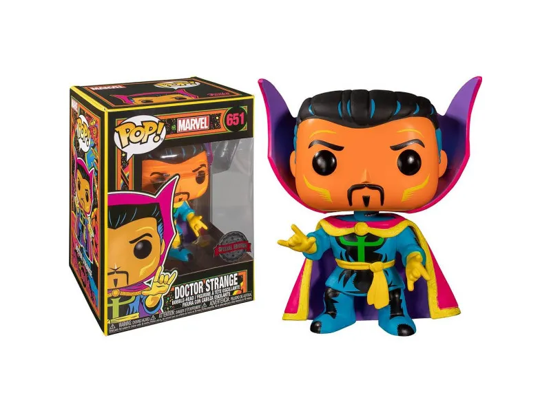 Funko pop marvel black light doctor strange edicion especial multicolor 48848