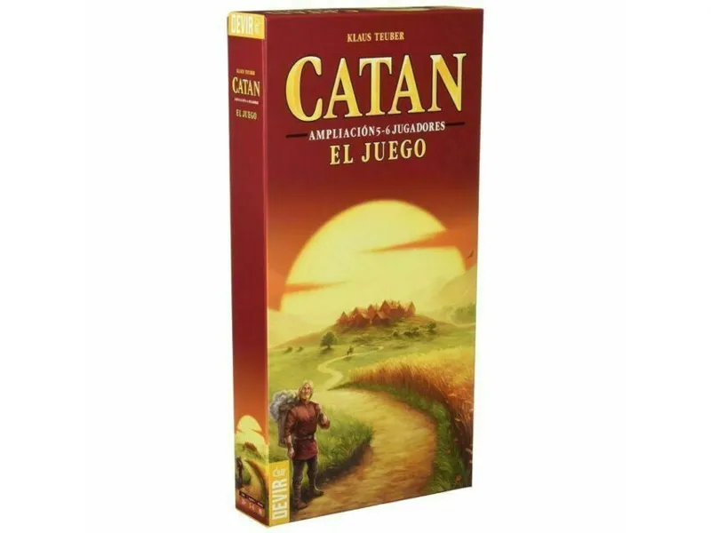 Juego de mesa devir colonos de catan 5 - 6 jugadores pegi 10