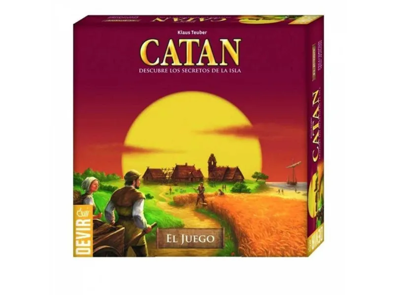 Juego de mesa devir colonos de catan 4 jugadores