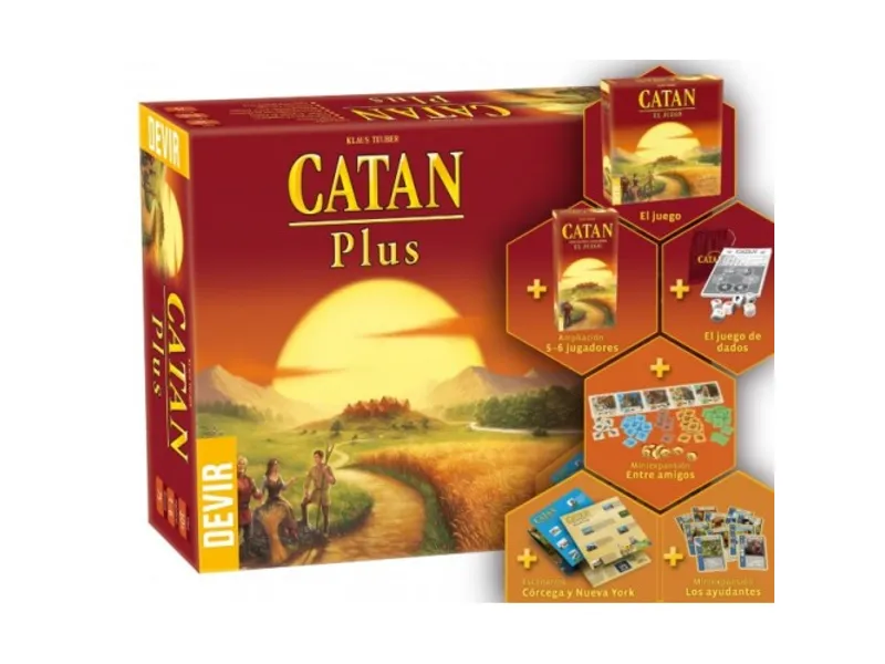 Juego de mesa devir catan plus pegi 10