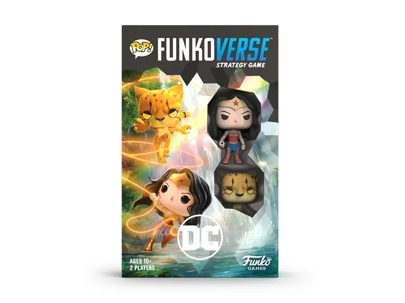 Juego de mesa funkoverse dc edicion 102 wonder woman & cheetah ingles
