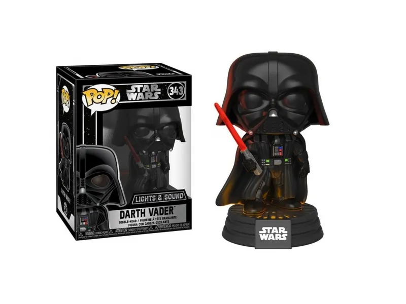 Funko pop star wars darth vader electronico luz