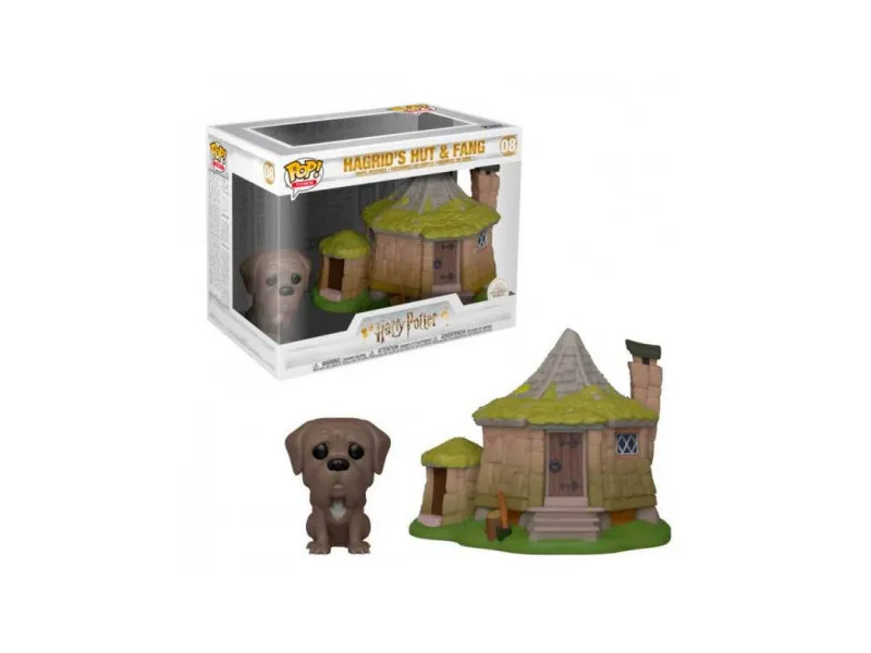 Funko pop harry potter cabaña de hagrid con perro fang 44230
