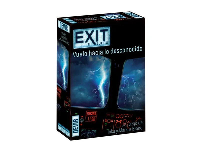Juego de mesa devir exit 15 vuelo hacia lo desconocido