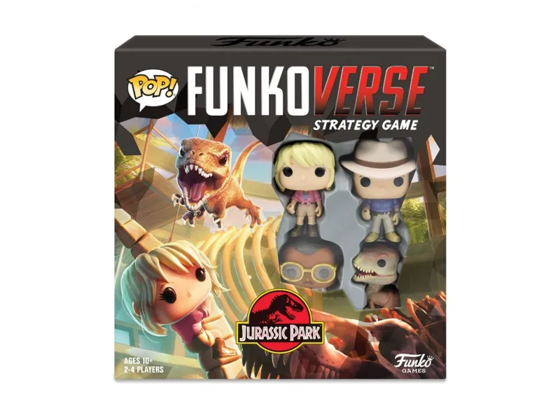 Juego de mesa funkoverse jurassic park edicion 100 version ingles