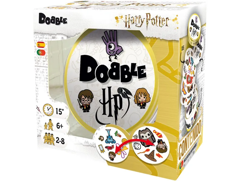 Juego de mesa asmodee dobble harry potter pegi 6
