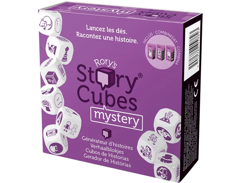Juego de mesa asmodee story cubes mystery pegi 8