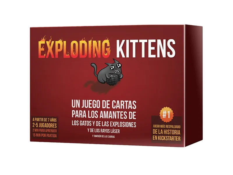 Juego de mesa exploding kittens pegi 7