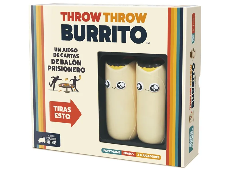 Juego de mesa asmodee throw throw burrito pegi 7