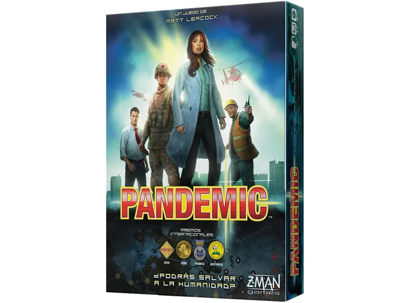 Juego de mesa asmodee pandemic pegi 8