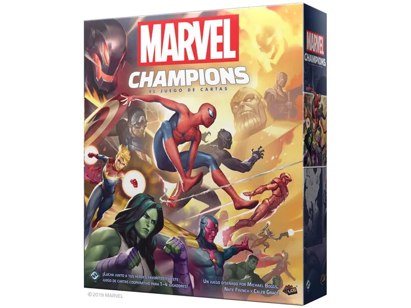 Juego de mesa asmodee marvel champions: el juego de cartas pegi 14