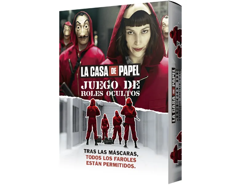 Juego de mesa asmodee la casa de papel: roles ocultos pegi 14