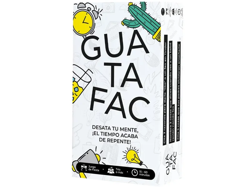 Juego de mesa asmodee guatafac pegi 16