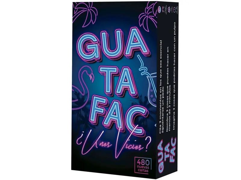 Juego de mesa asmodee guatafac ¿unos vicios? pegi 16