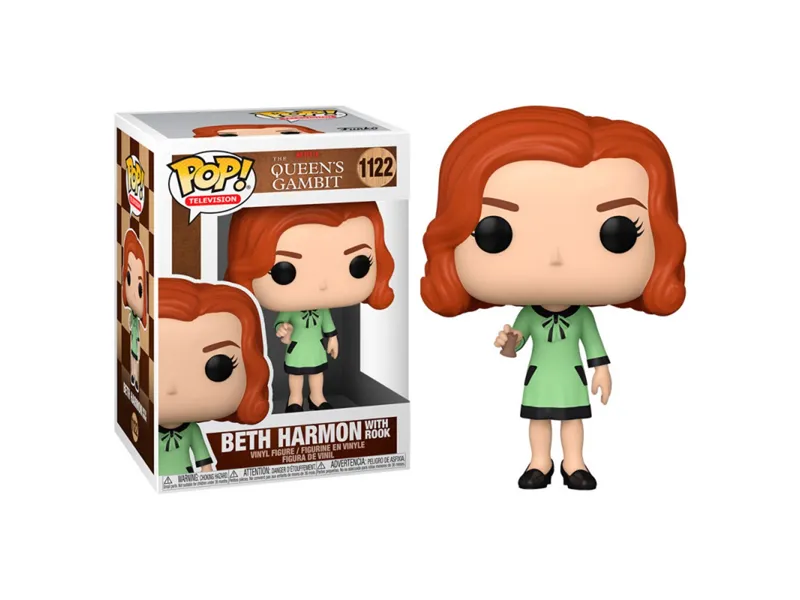 Funko pop series tv gambito de dama queens gambit beth harmon con torre 57689
