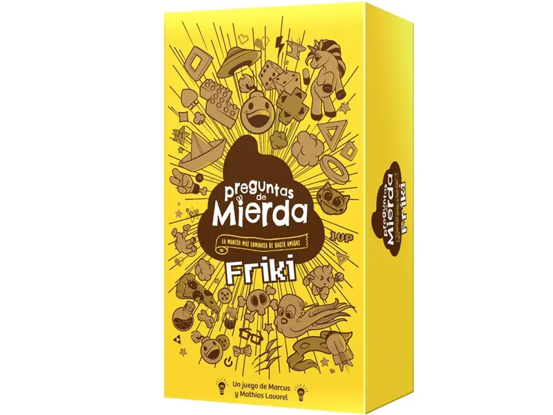 Juego de mesa asmodee preguntas de mierda friki pegi 16