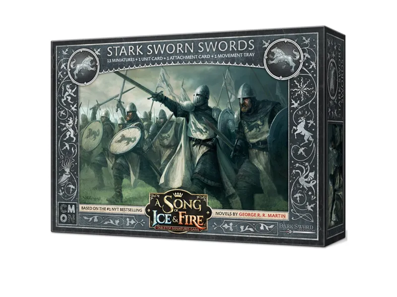 Juego de mesa asmodee cancion de hielo y fuego: espadas juramentadas stark pegi 14