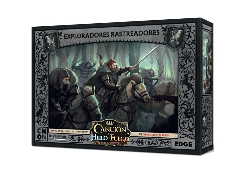 Juego de mesa asmodee cancion de hielo y fuego: exploradores rastreadores pegi 14