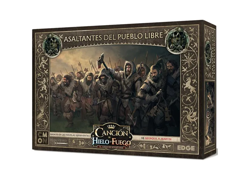Juego de mesa asmodee cancion de hielo y fuego: asaltantes del pueblo libre pegi 14