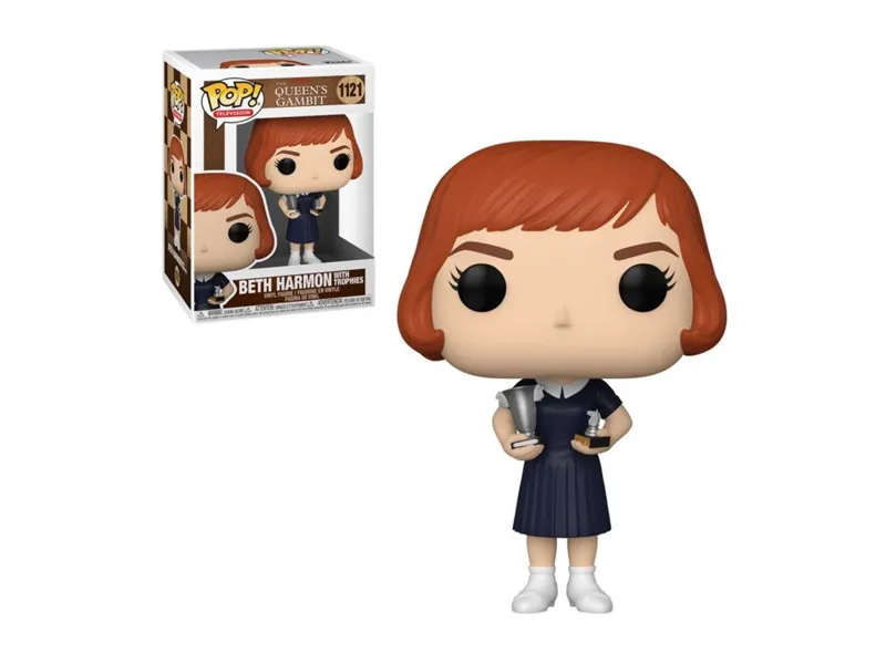 Funko pop series tv gambito de dama queens gambit beth harmon con trofeo 57690