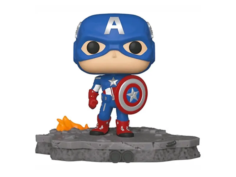 Funko pop deluxe marvel los vengadores avengers capitan america assemble 45076