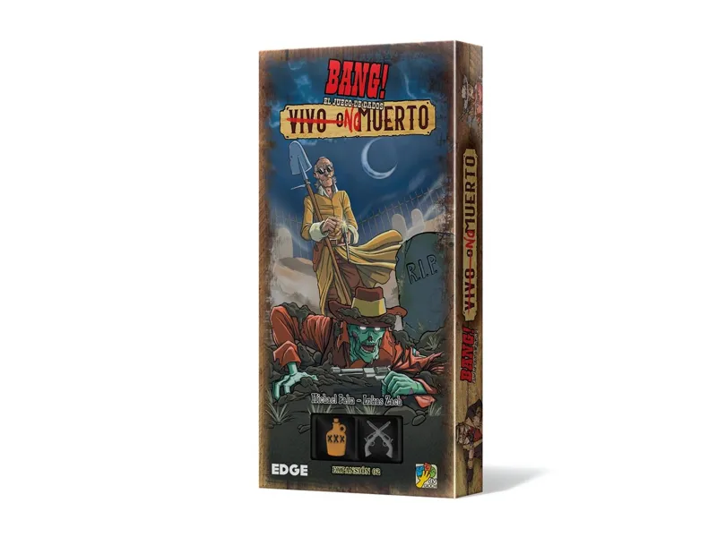 Juego de mesa asmodee bang el juego de dados vivo o no muerto pegi 8