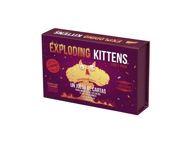 Juego de mesa asmodee exploding kittens party pack pegi 7