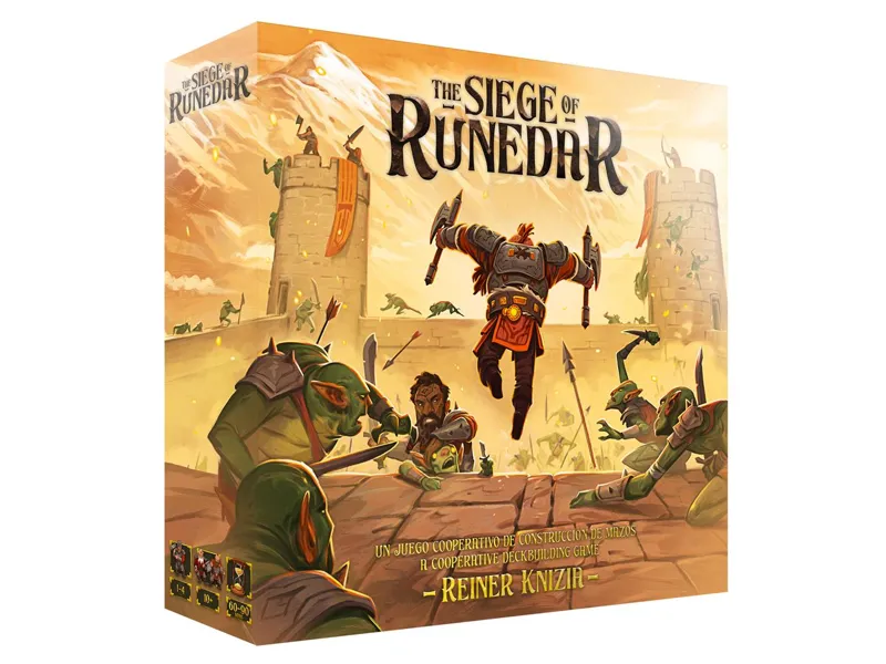 Juego de mesa the siege of runedar pegi 10