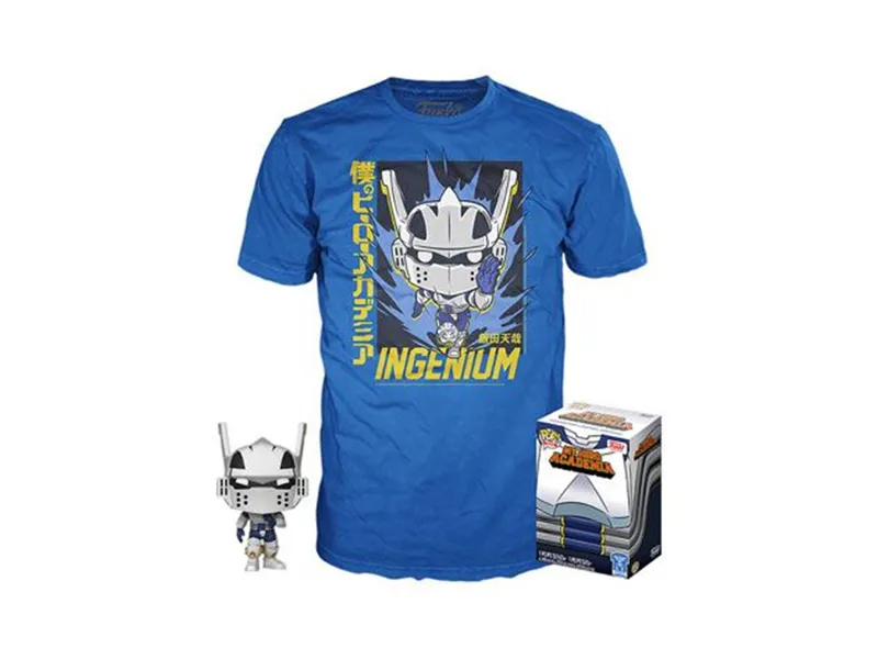 Pop & tee my hero academia tenya iida ingenium (full mech suit) funko + camiseta talla aleatoria