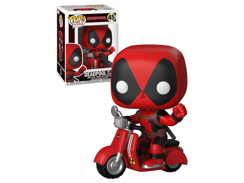 Funko pop rides marvel deadpool con scooter 30969