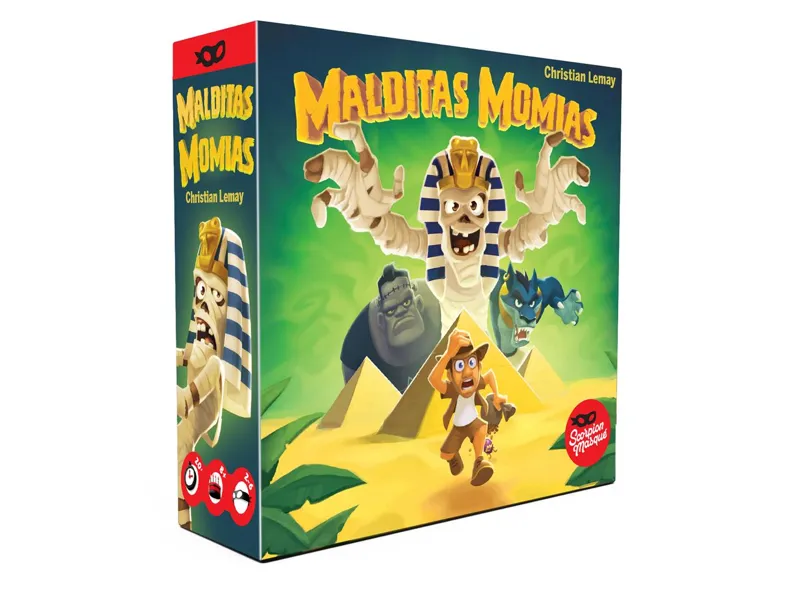 Juego de mesa malditas momias pegi 8