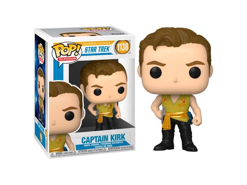 Funko pop series tv star trek capitan kirk mirror outfit 55806