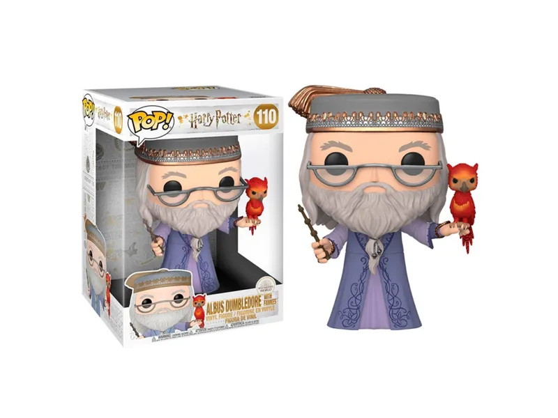 Funko pop harry potter dumbledore con fawkes fenix 10 pulgadas 48038