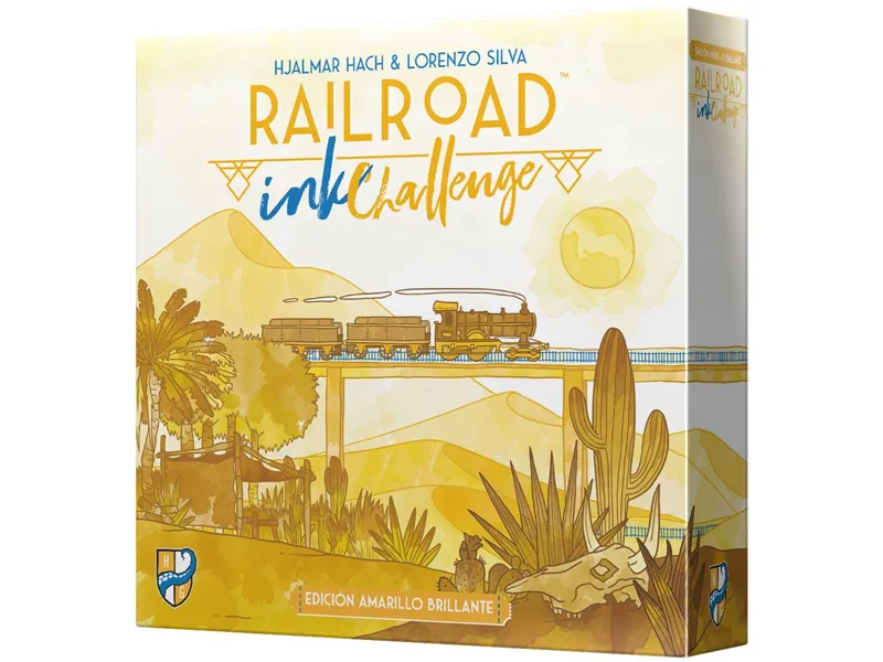 Juego de mesa railroad ink: edicion amarilla pegi 8
